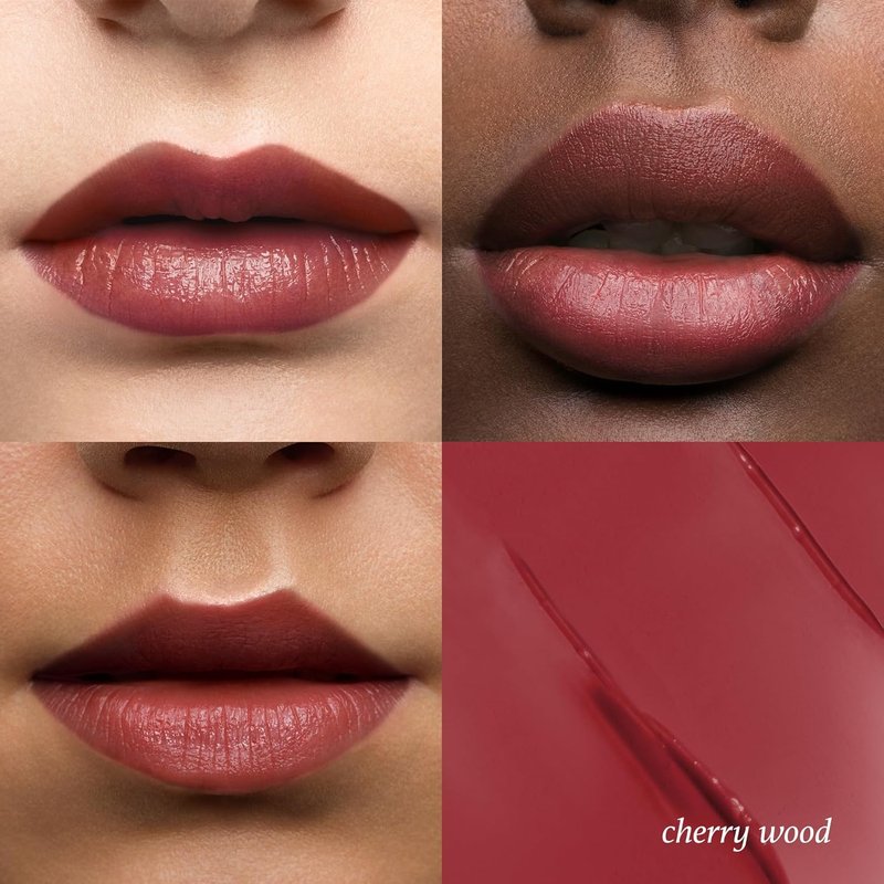 Tinted Lip Balm Trio - Buildable Color in Cherry Wood, Cashmere Nude, Dusty Orchid | Hydrating Vitamin E, Vegan