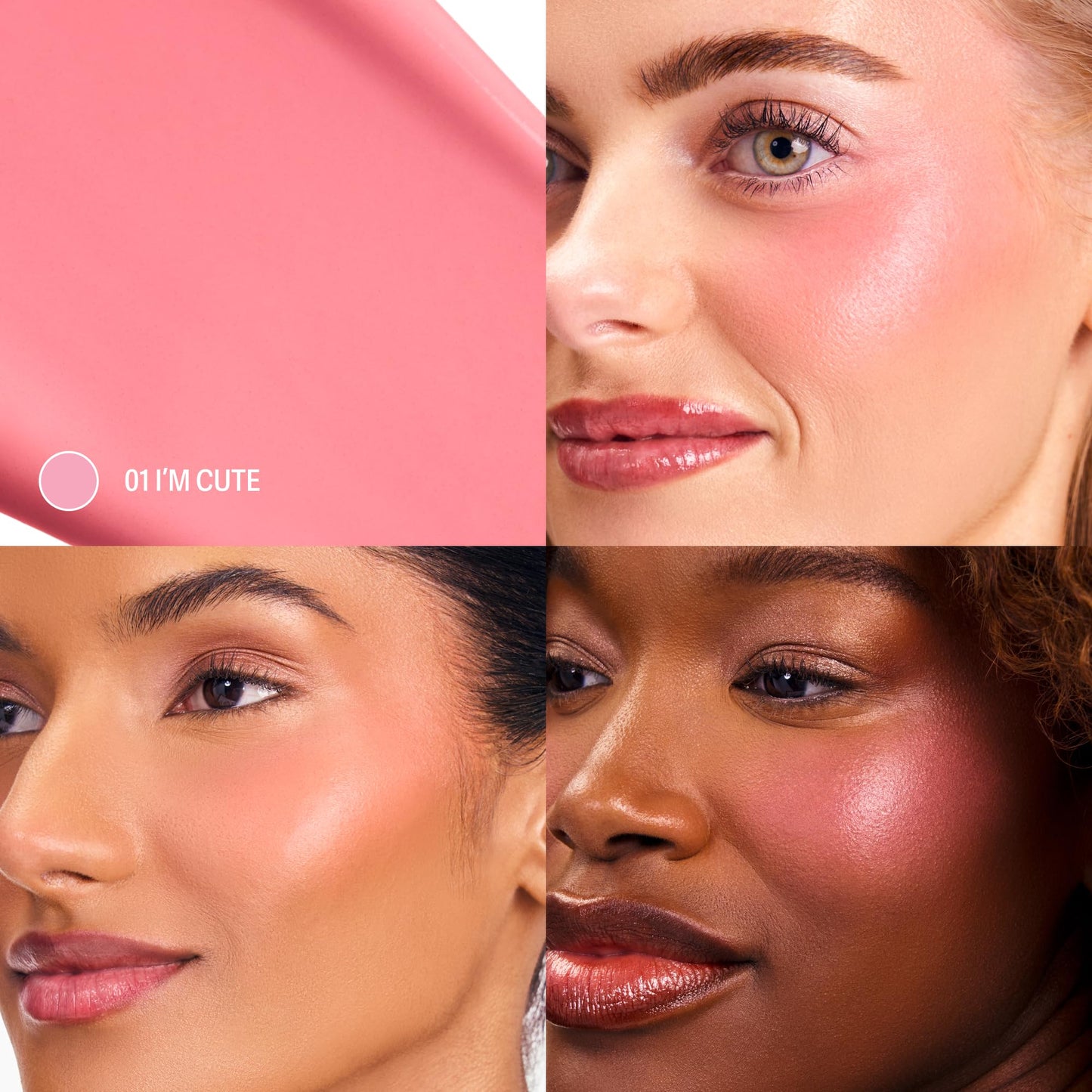 Sacheu Cheek STAY-N Liquid Blush for Cheeks — High Pigment, Buildable, Lightweight Cream Blush for Dewy Radiant Flushed Cheeks — Long-lasting & Cruelty Free, Pretty in Pink Duo