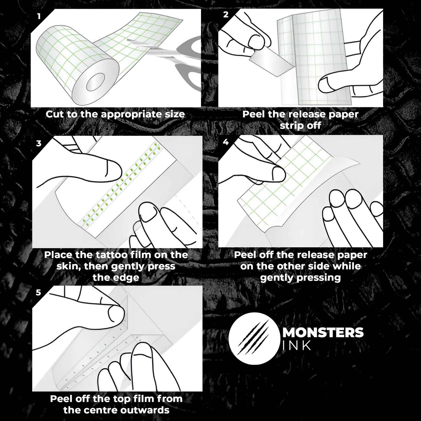 12 Sheets Second Skin Tattoo Cover Up Patch – 5.9" x 7.9" Waterproof & Latex-Free Aftercare Bandage for Tattoo Care, Wound Healing & Swimming