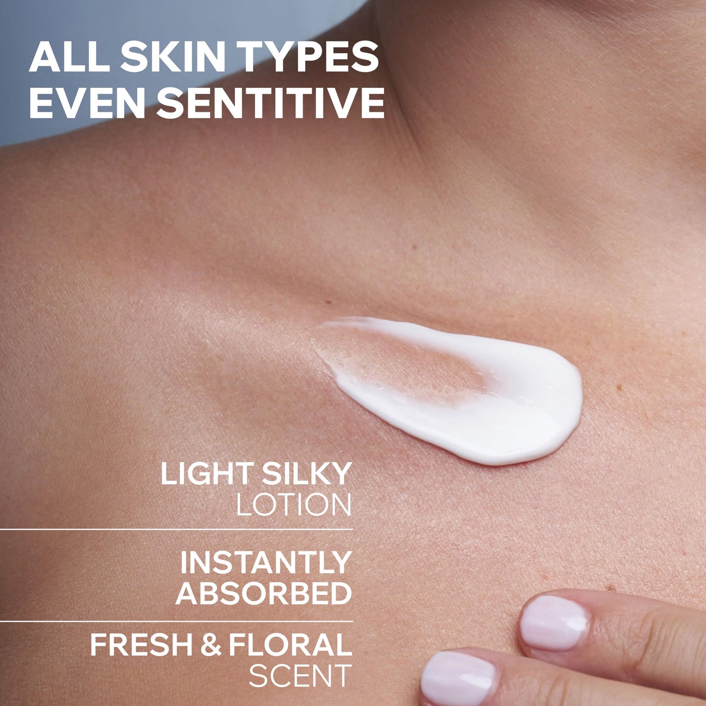 Uriage Eau Thermale Moisturizing Body Lotion With Shea Butter & Hyaluronic Acid, Hydration For 24 Hours, Light Silky Body Moisturizer, Lovely Floral Scent