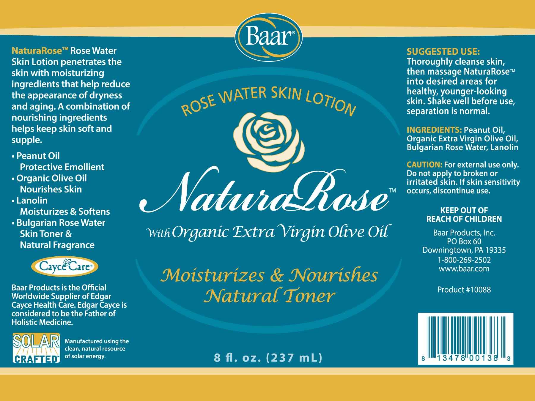 Baar NaturaRose, 8 Oz