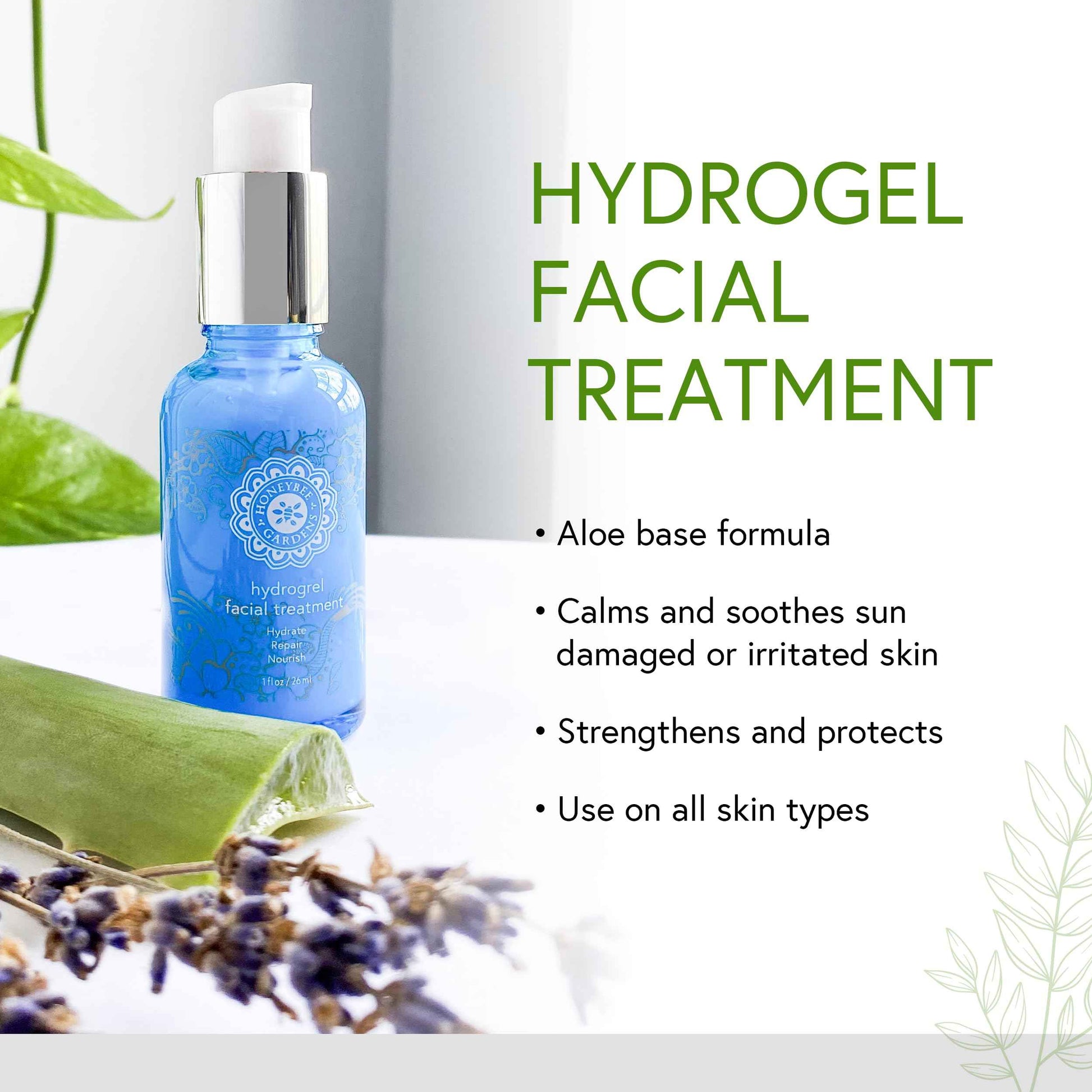 Honeybee Gardens Hydrogel Facial Treatment, 1 fl. oz.