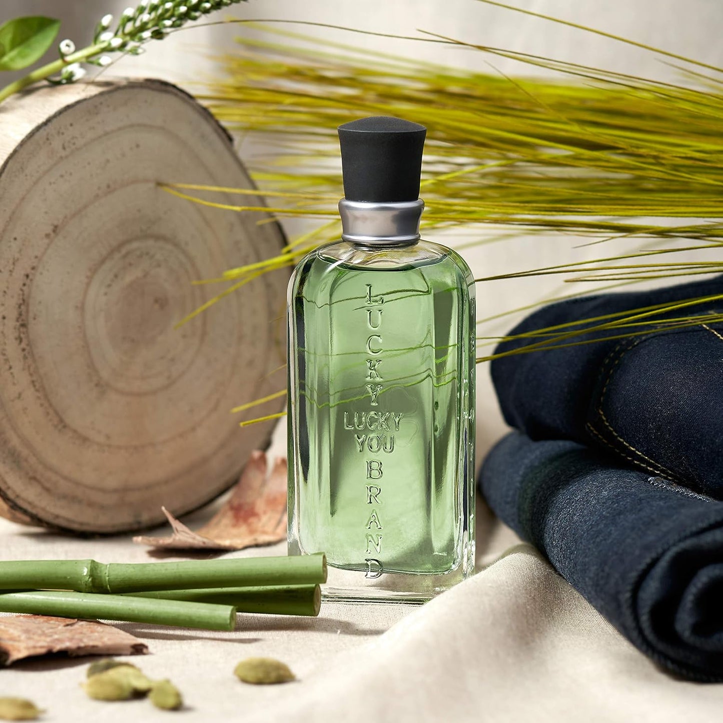 Lucky You Cologne Spray for Men - Casual Day or Night Scent with Bamboo Stem Notes | 3.4 fl oz
