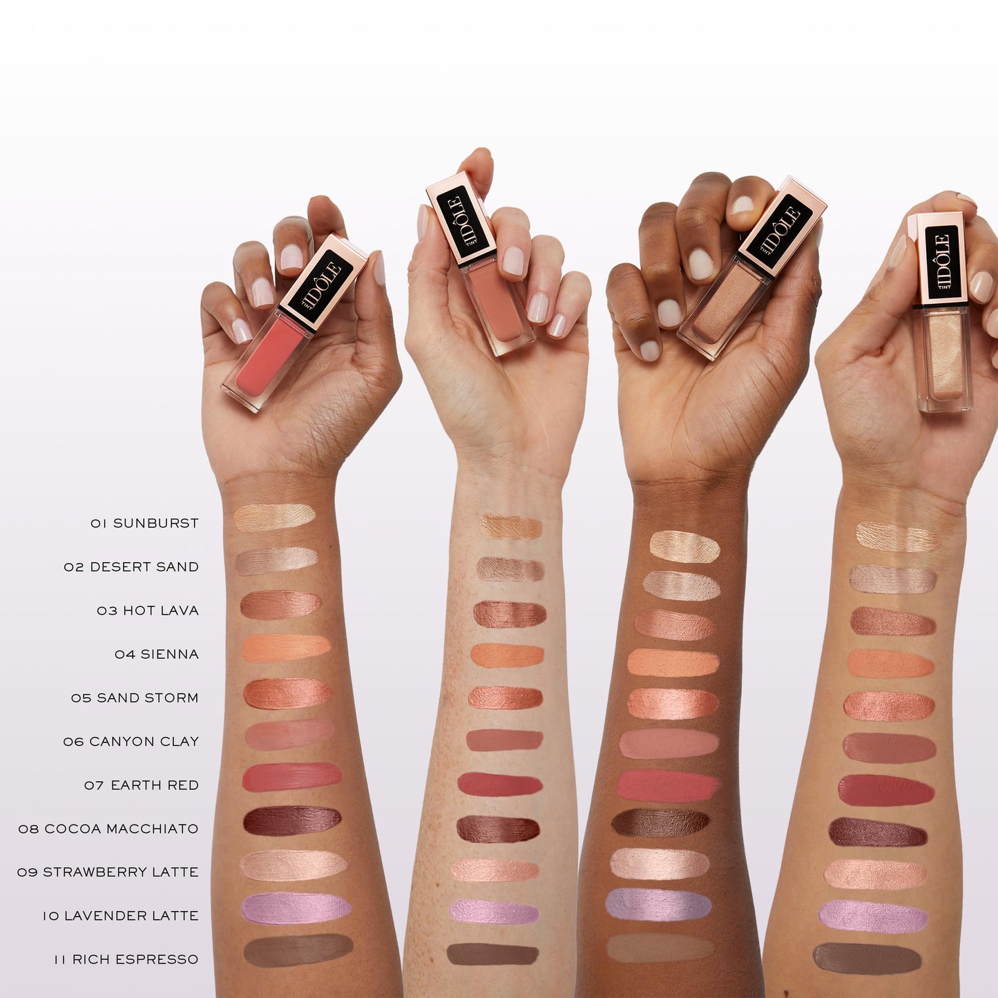 Lancôme Idôle Tint Long Wear Liquid Eyeshadow & Eyeliner - Multi-Use Eye Makeup in Shimmery & Matte Finishes - Buildable Color & Up to 16H of Wear - 10 Lavander Latte: Irridescent Lavender