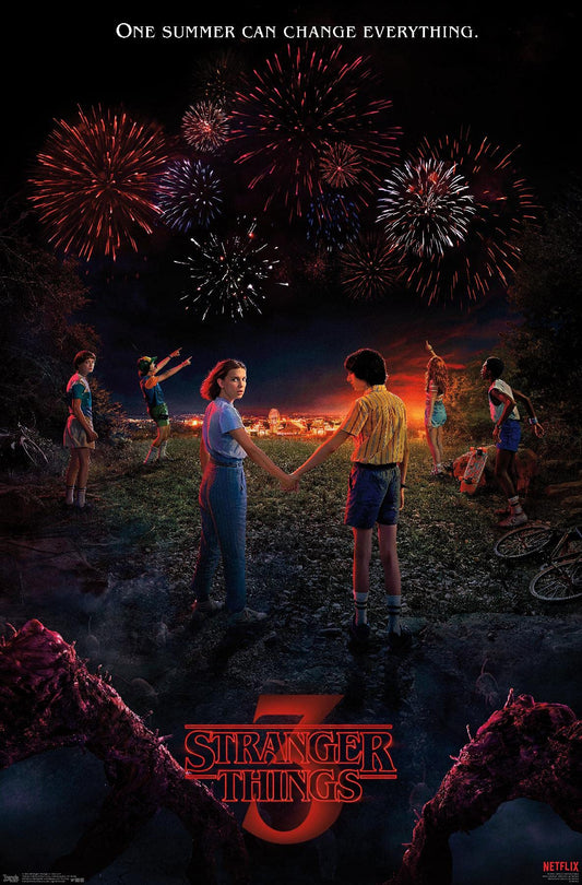 Trends International Netflix Stranger Things: Season 3 - Key Art Wall Poster, 22.375" x 34", Unframed Version