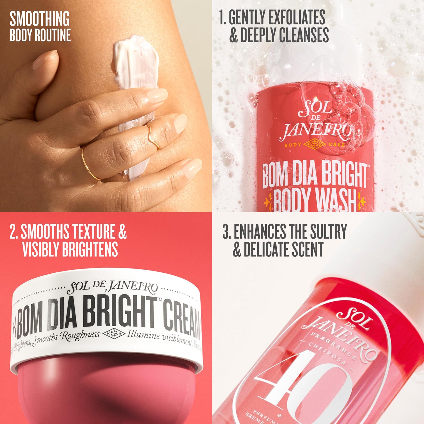 Sol de Janeiro Bom Dia Bright Body Wash - 1L Jumbo Size with Pump