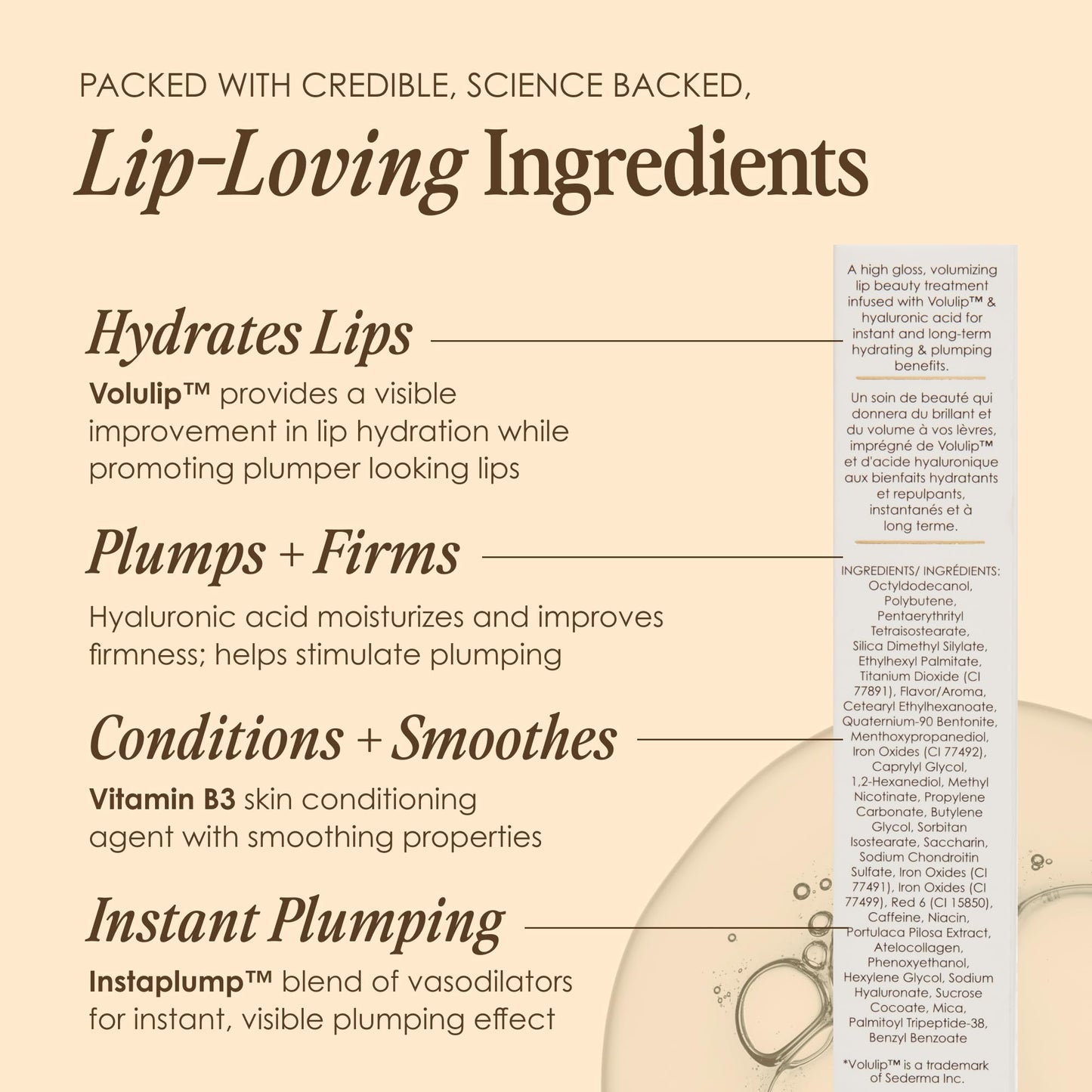 Grande Cosmetics GrandeLIPS Hydrating Lip Plumper Gloss - for Fuller-Looking, Hydrated Lips - Clear (0.084 oz)