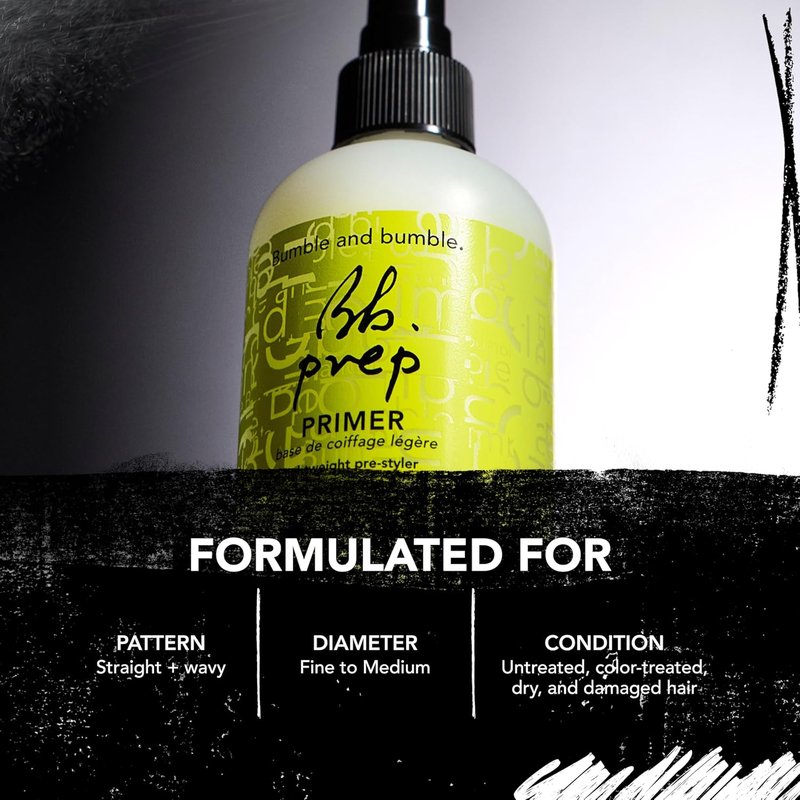 Bumble and Bumble Prep Detangling Hair Primer - Lightweight Pre-Styler for Fine to Medium Hair Types | 8.5 Fl Oz