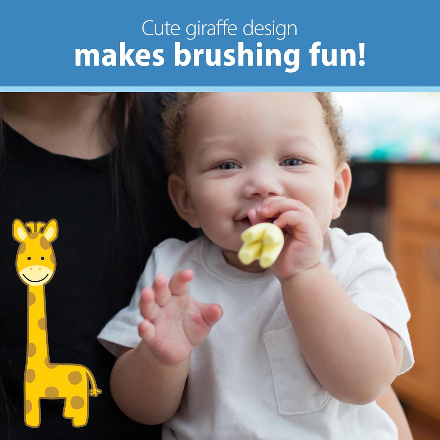 Dr. Brown's Infant-to-Toddler Toothbrush Set - 4-Pack Variety for All Ages