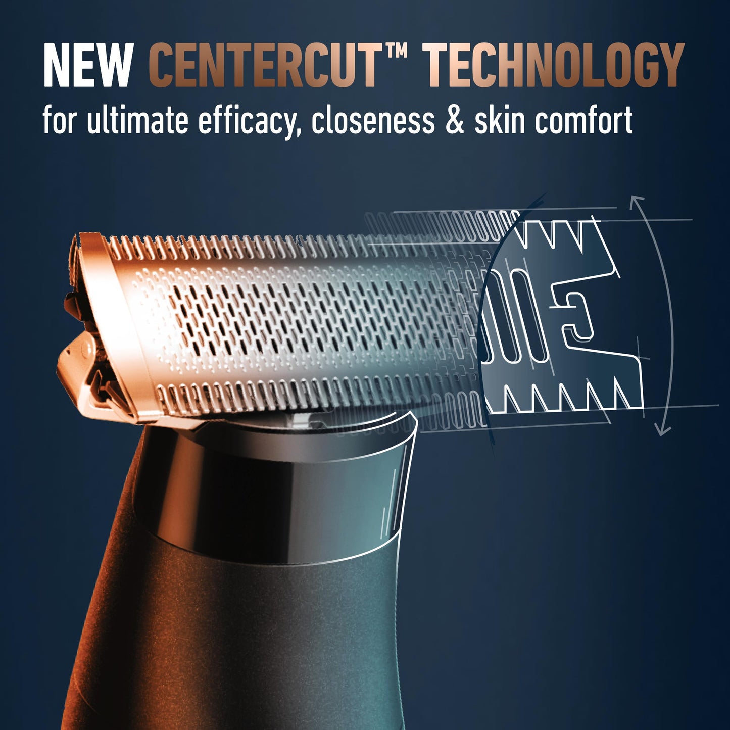 King C. Gillette All-in-one Styler with CenterCut Technology for Ultimate Efficacy & Closeness, Cordless Design, and Easy, Fast Grooming