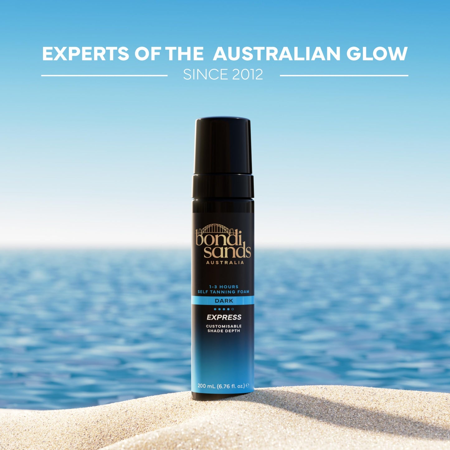 Bondi Sands 1 Hour Express Self Tanning Foam, Lightweight, Fragrance Free Self-Tanner for an Even, Streak-Free Tan, 6.76 fl oz