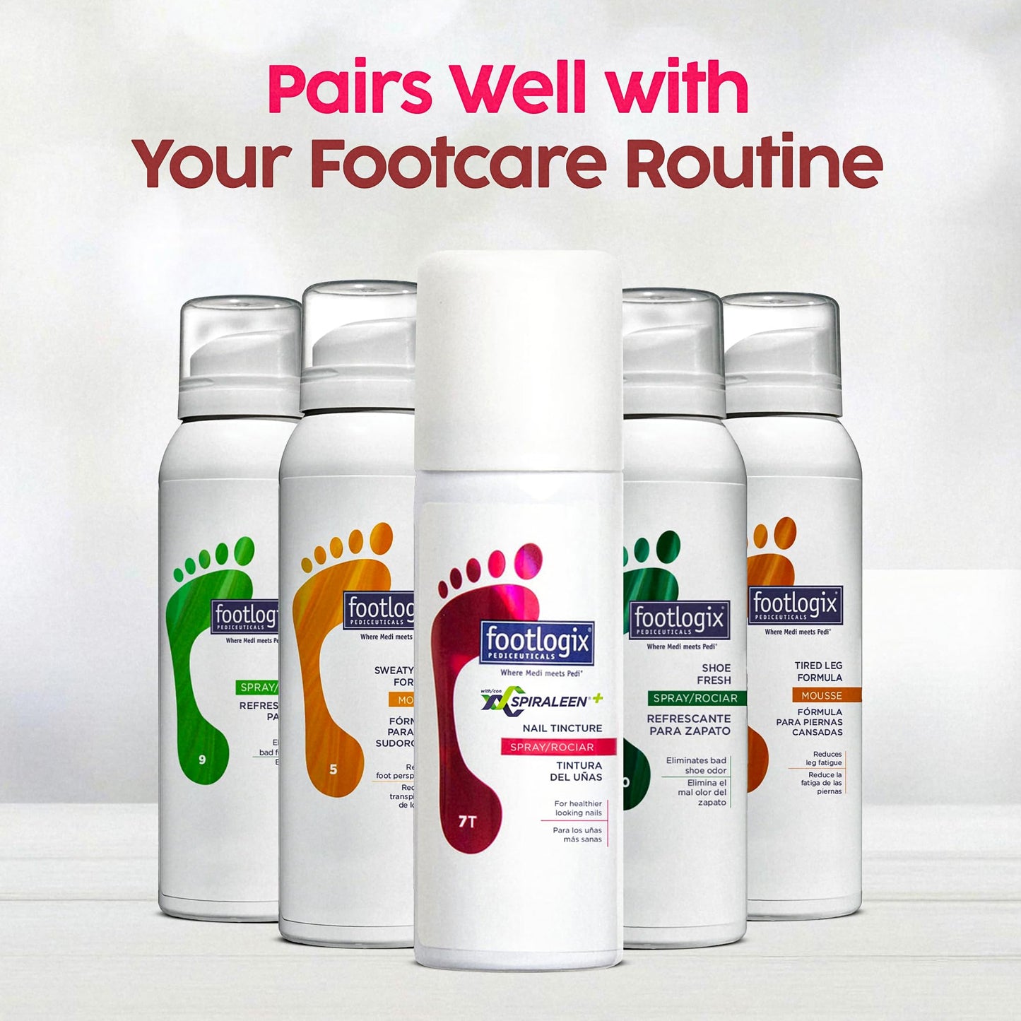 FOOTLOGIX Rough Skin Formula Mousse with Spiraleen® 4.23 oz | Urea Foot Mousse with Tea Tree Oil & Aloe Vera | Lightweight Moisturizer for Dry, Rough Skin | Dermal Infusion Technology | Men & Women