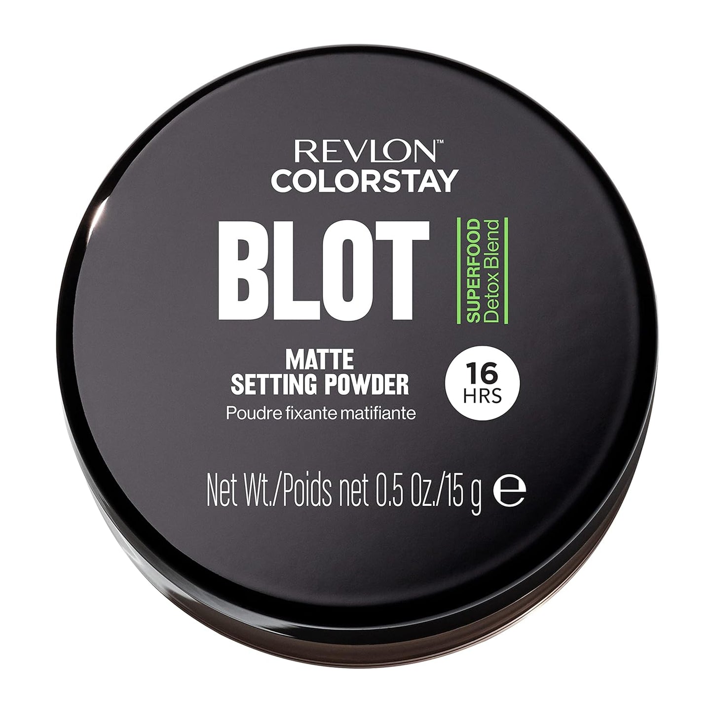 Revlon ColorStay Blot Powder - Mattifying Face Setting Powder | Blurs Imperfections & Reduces Pores, 0.5 Oz