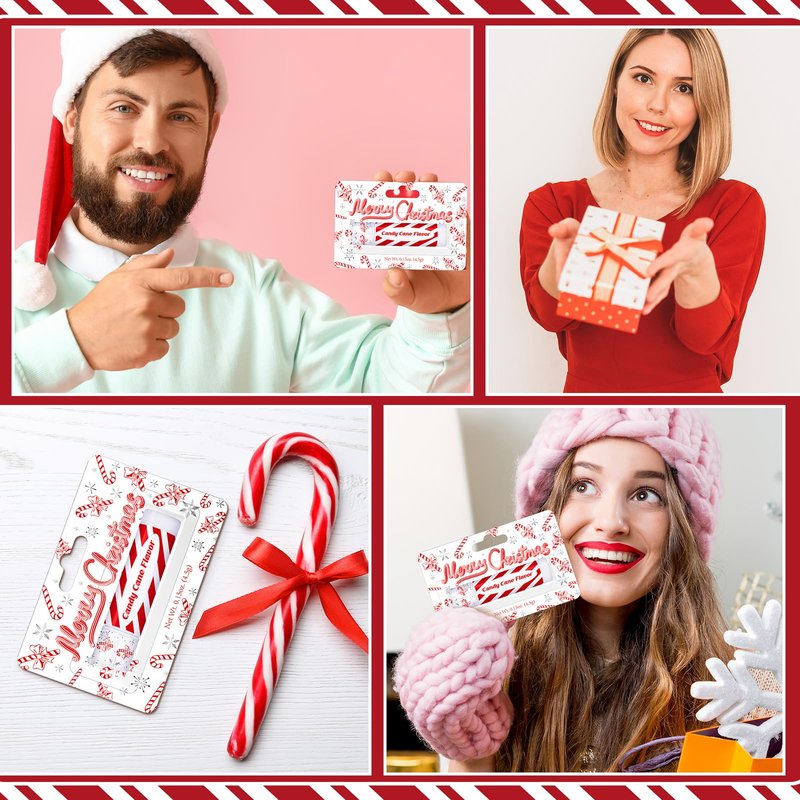 Sacubee 75 Pack Christmas Lip Balms Bulk Peppermint Candy Flavor Lip Balm Winter Holiday Flavor Christmas Party Gifts Stocking Stuffers Bulk for Women Employee Staff Coworkers