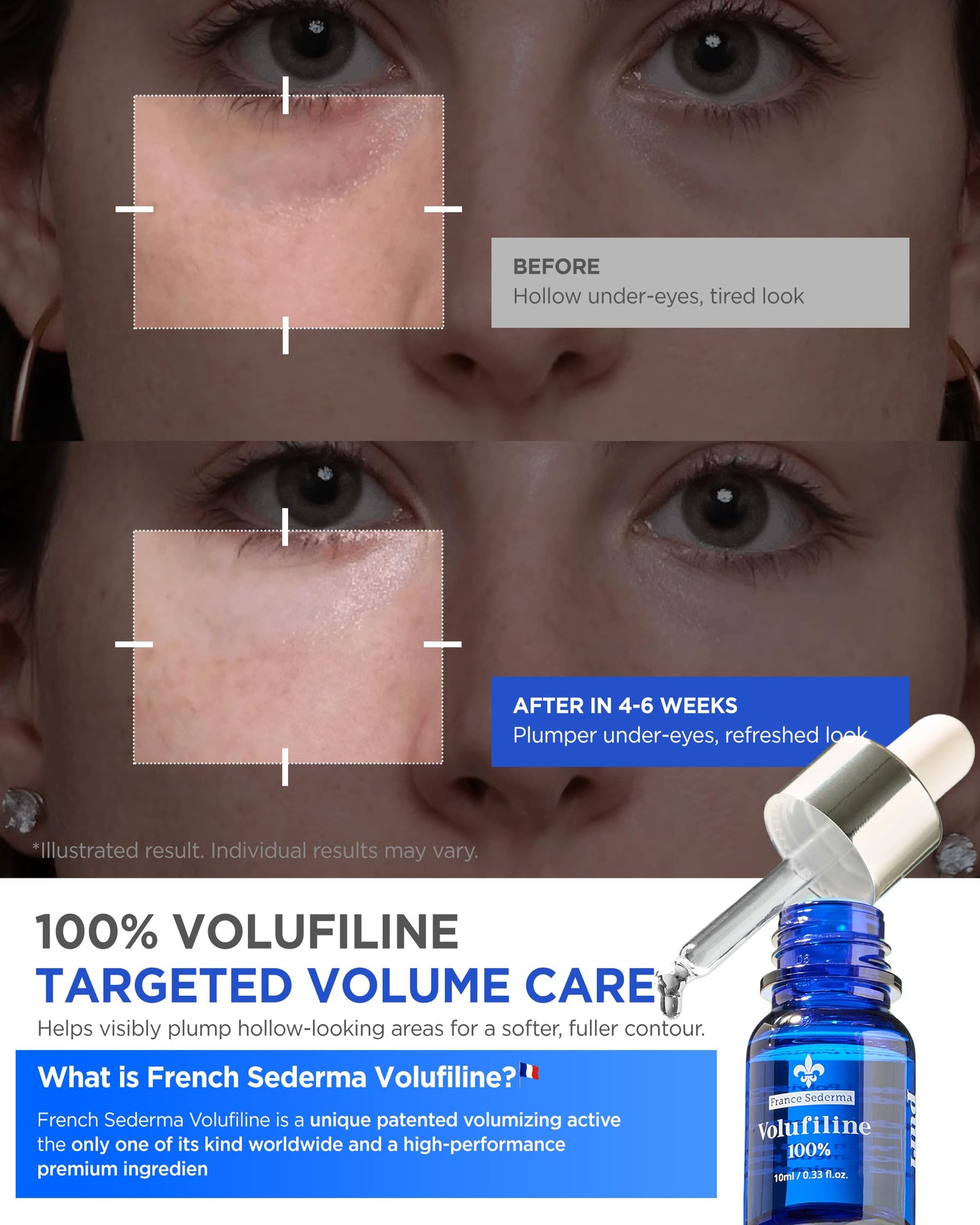THEPURI Volufiline™ Booster Serum [2-Pack Value] (10ml x 2) – Sederma France Cosmetic Active | Helps Skin Look Plumper & Firmer | Mix-In Ampoule for Face Neck Body | Oil-Essence