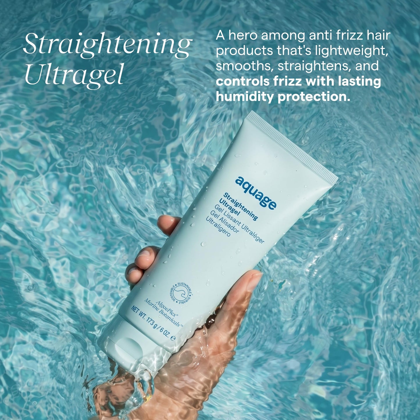 Aquage Straightening Ultragel & Hair Smoothing Cream, 6 oz