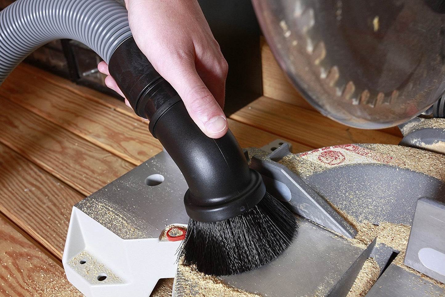 WORKSHOP Wet/Dry Vacs Shop Vacuum Accessories WS17801A Dusting Brush Attachment for Wet Dry Vacuum Cleaners, Fits 1-7/8-inch Extension Wands and Hoses