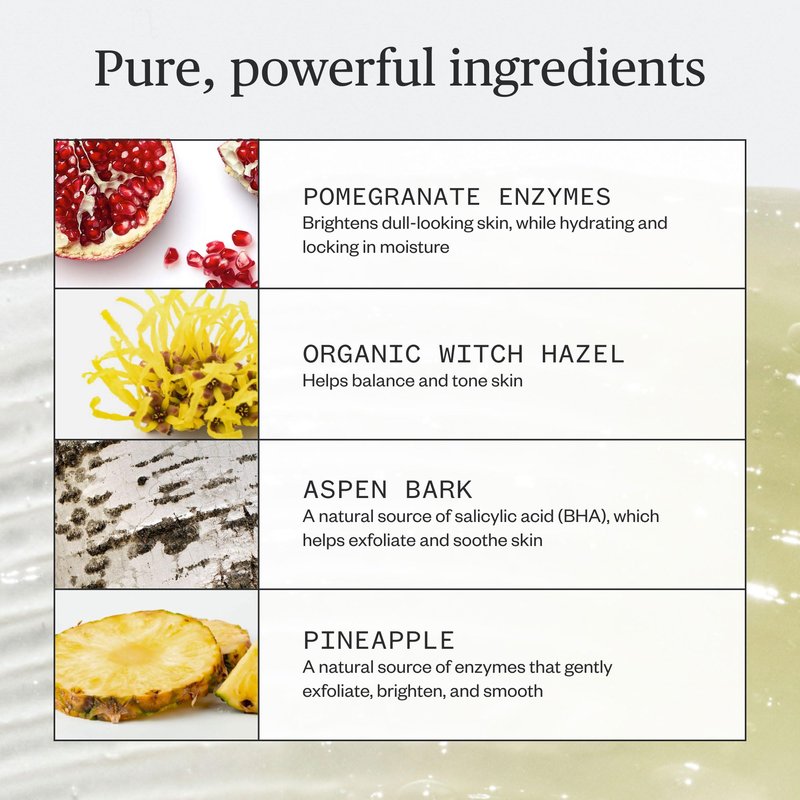 Ursa Major Natural Face Mask | Exfoliates, Brightens and Clarifies Skin | Vegan, Cruelty-Free, Non-Toxic (1.57 fluid ounces)
