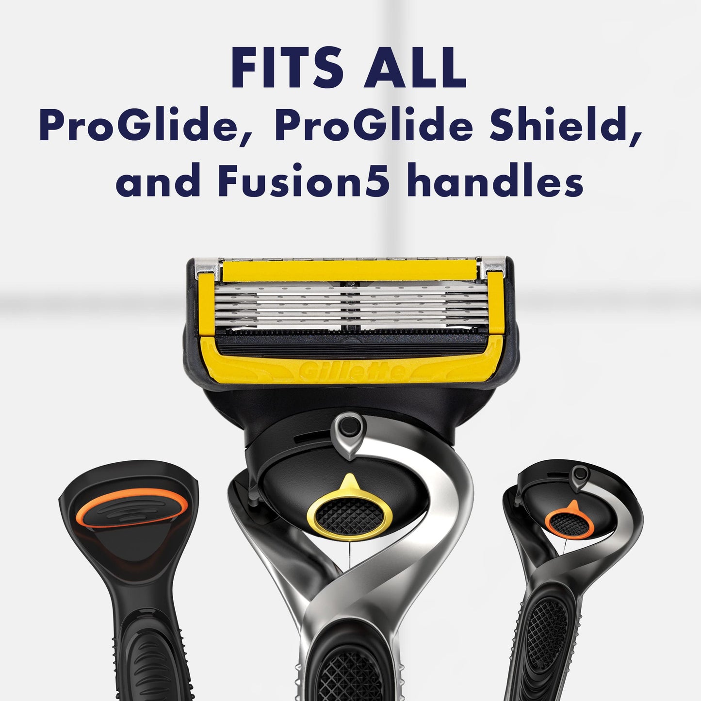 Gillette ProGlide Shield Men’s Razor Handle + 1 Blade Refill, Shields Against Skin Irritation (Packaging May Vary) (Pack of 2)