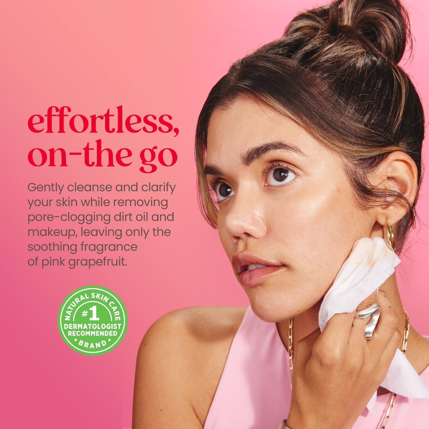 Burt's Bees Facial Cleansing Towelettes with Pink Grapefruit - 30 Count