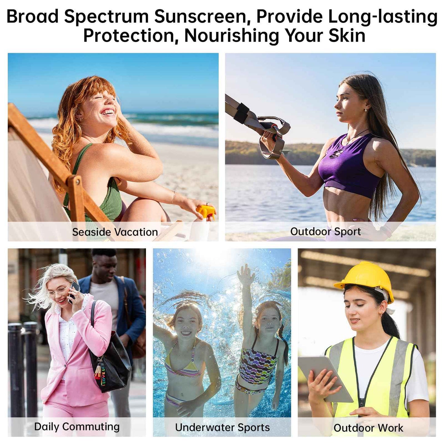 Beef Tallow Sunscreen SPF 50 For Face & Body, 2 PCS Natural & Organic Tallow Sun Balm With Zinc, Hyaluronic Acid For Sensitive Skin, Broad Spectrum, Moisturizing, Reef Safe, No White Residue