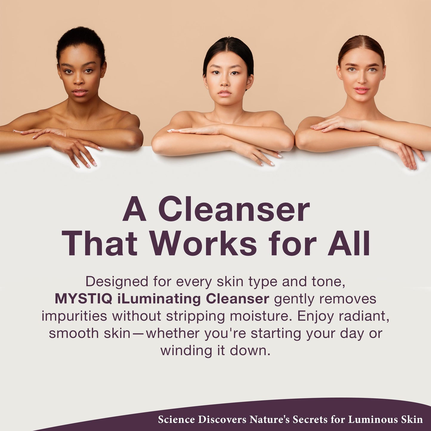 Lira Clinical MYSTIQ iLuminating Cleanser - Moisturizing Face Wash with Vitamin C, Orange Plant Stem Cells, and Plant Extracts - Gentle Facial Cleanser Supports Skin Barrier and Hydration - 6 Oz