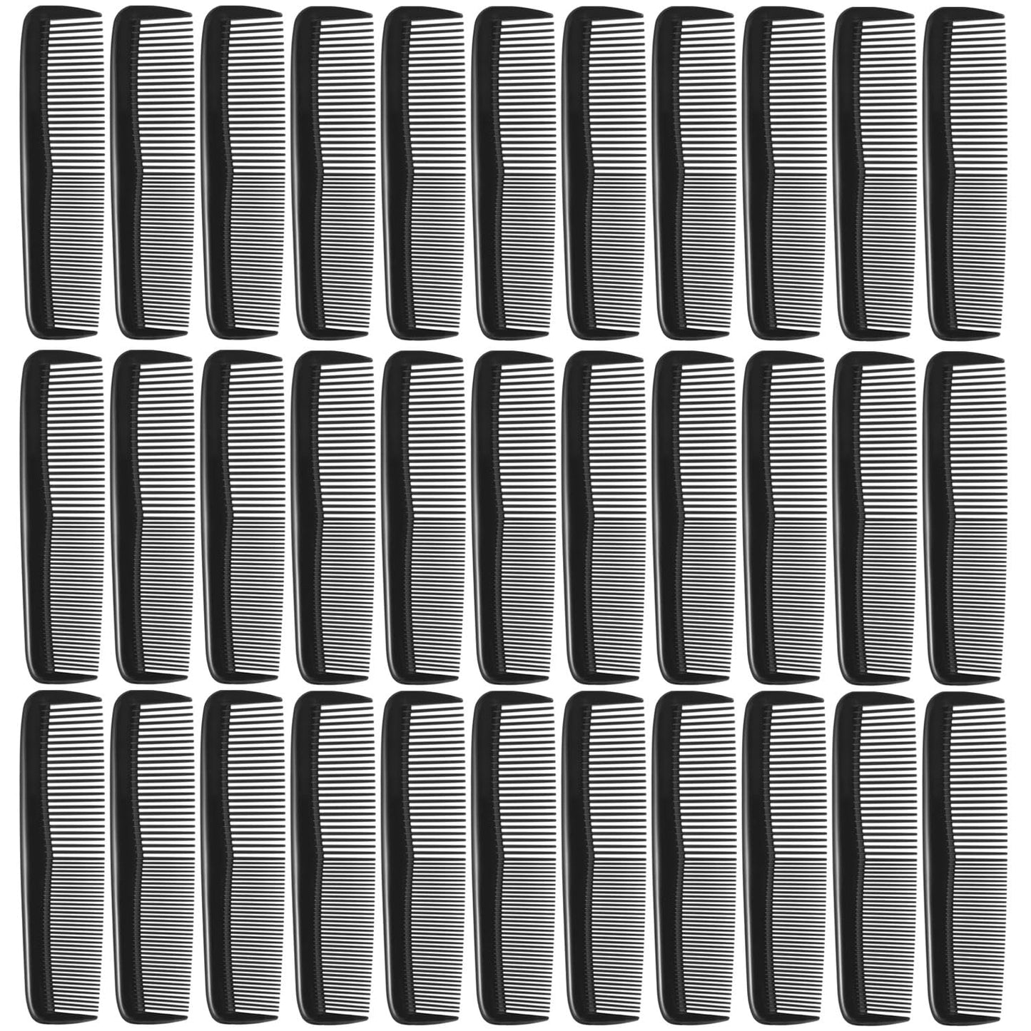 300 Pieces Hair Combs Bulk, Individually Wrapped, Black Pocket Hair Comb Set Fine Tooth Dressing for Women/Men, Travel, Hotel, Airbnb, Operation Christmas Child Shoeboxes, Homeless, Shelter, Charity