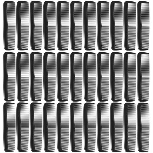 300 Pieces Hair Combs Bulk, Individually Wrapped, Black Pocket Hair Comb Set Fine Tooth Dressing for Women/Men, Travel, Hotel, Airbnb, Operation Christmas Child Shoeboxes, Homeless, Shelter, Charity