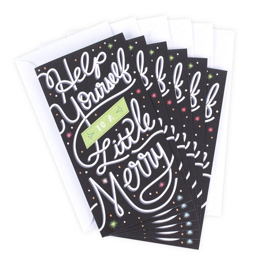 Hallmark 0599XXH3002 Mahogany Money Holder or Gift Card Holder Greeting Cards Assortment (6 Money or Gift Card Holder Cards, 6 Envelopes)