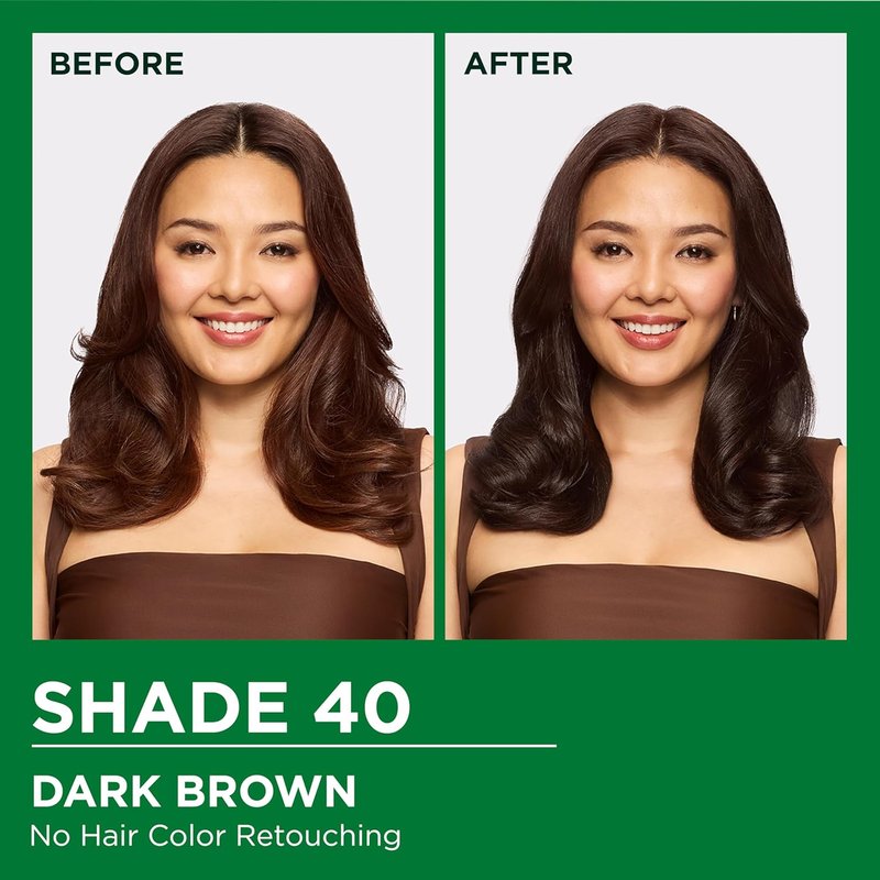 Garnier Nutrisse Ultra Crème Hair Color - Permanent Dark Brown Hair Dye | 100% Gray Coverage, Vegan & Cruelty-Free, 1 Count