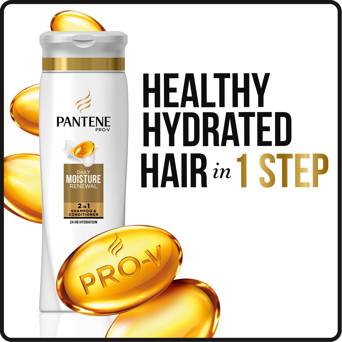 Pantene Pro-V Daily Moisture Renewal 2 in 1 Shampoo & Conditioner 20.1 fl oz