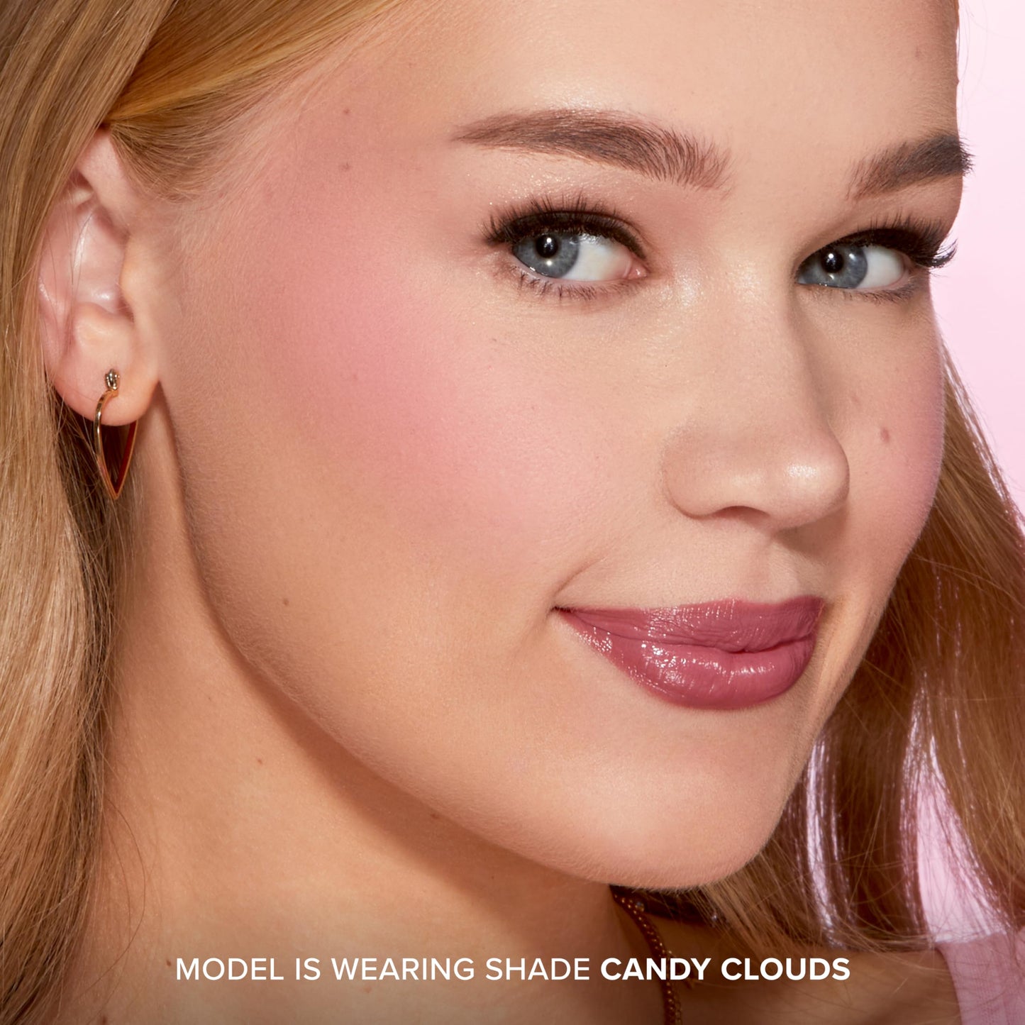 Too Faced Cloud Crush Blurring Blush | Velvety Powder Blush for Cheeks with High-Pigment Formula | 93% Naturally Derived Ingredients, Vegan & Cruelty-Free, Candy Clouds, 0.17 Ounce