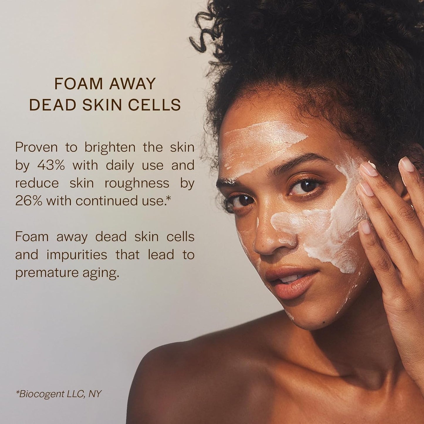 CHROMAT Detox Face Wash - Anti-Aging Facial Cleanser for Mature Skin | Gentle Exfoliating Peptide Formula - 90mL, Hydrating for Dry & Sensitive Skin
