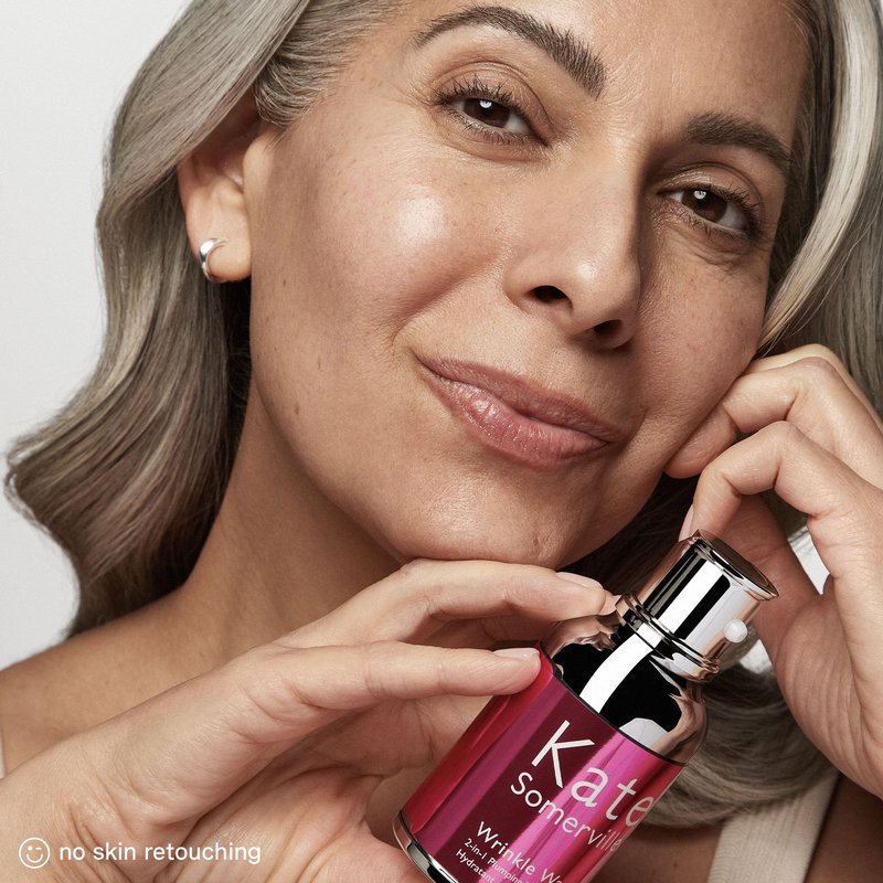 Kate Somerville Wrinkle Warrior® 2-in-1 Plumping Moisturizer + Serum – Hydrating Formula with Hyaluronic Acid, Smooths Fine Lines, Firms Skin & Boosts Radiance, 1.7 Fl Oz