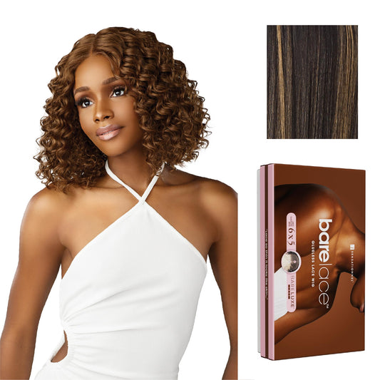 Sensationnel Bare Lace 6x5 Lacewig-Unit 2, BALAYAGEGOLD
