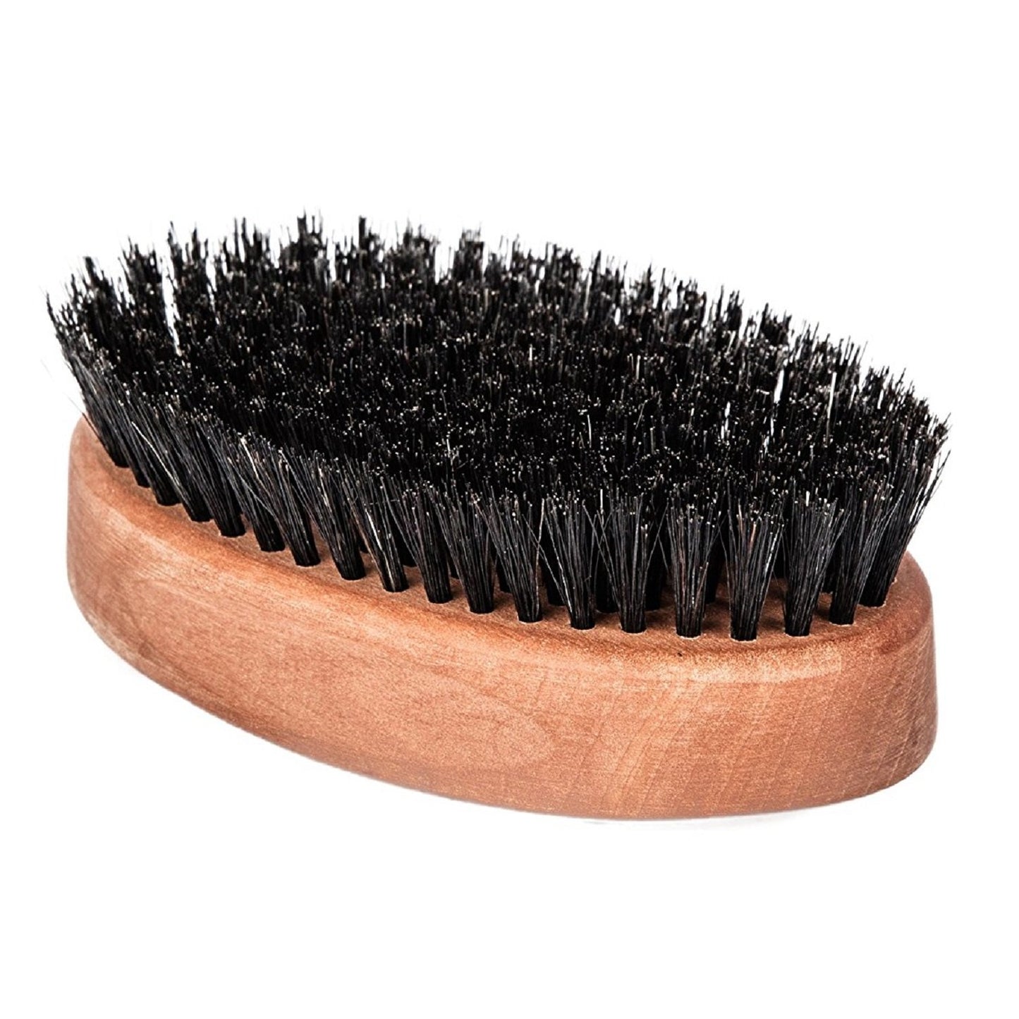 Fendrihan Genuine Boar Bristle Military Hair Brush - Medium Stiff Bristles | Pear Wood Handle, Made in Germany