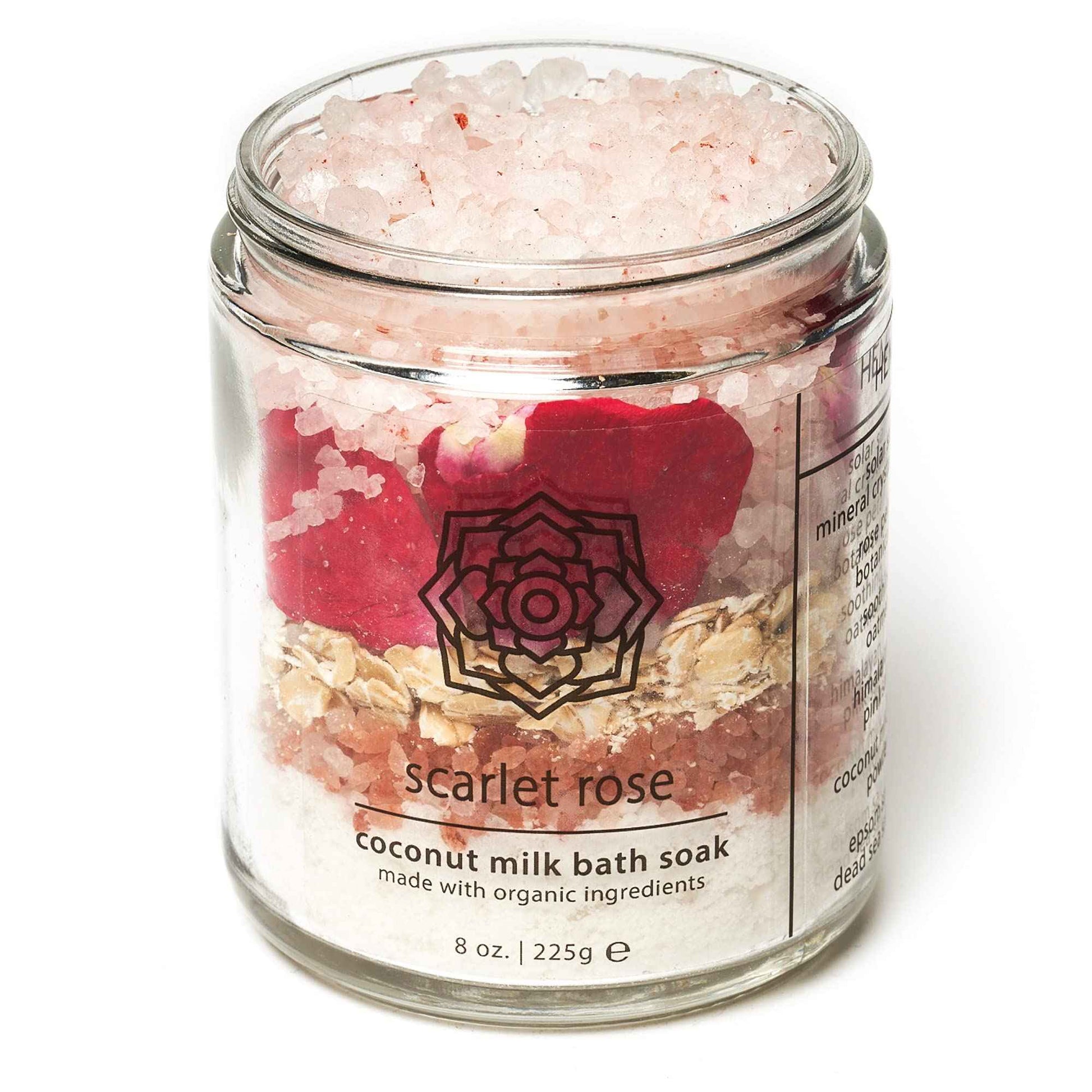 Hemlock Park Coconut Milk Bath Soak | Organic Coconut Milk, Botanicals, Dead Sea Salt, Epsom Salt, and Himalayan Pink Mineral Salt | 9.5 oz Jar
