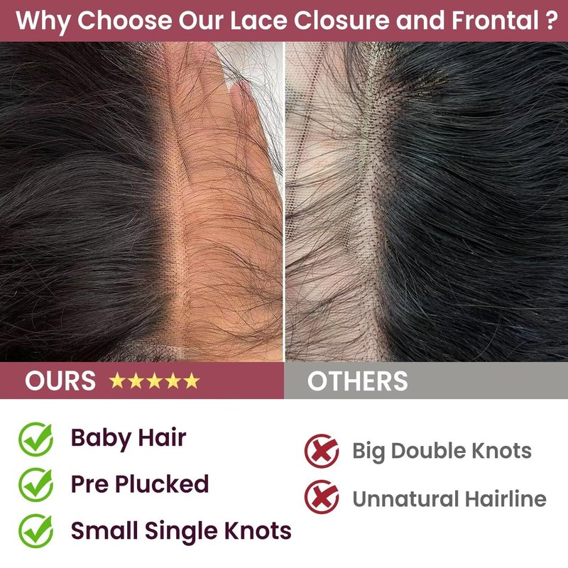 Topnormantic 13x4 Lace Frontal, 0.12mm Ultra-Thin Transparent Swiss HD Lace Pre Plucked with Baby Hair Silk Soft Straight 12A Brazilian Virgin Human Hair Frontal Closure Free Part Single Knots 12 Inch