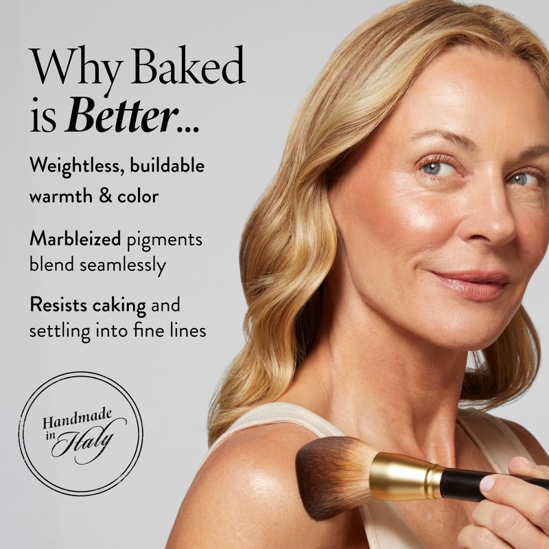 LAURA GELLER NEW YORK Bronze-n-Brighten Baked To Go - Travel Size - Deep - Natural Bronze Glow