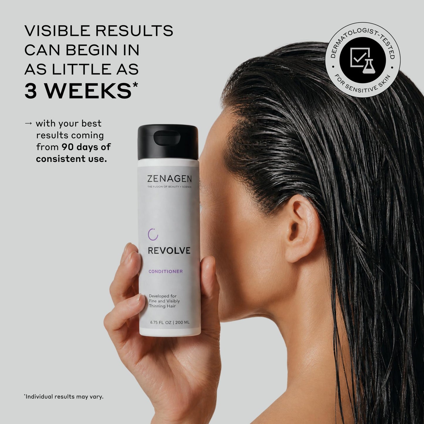 Zenagen Revolve Unisex Conditioner | For Thinning Hair 6.75 Fl Oz