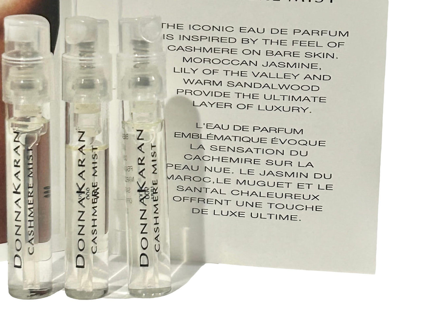 Donna Karan Cashmere Mist Women Sample Perfume EDP 1.5 ml / 0.05 oz - set of 3-4407