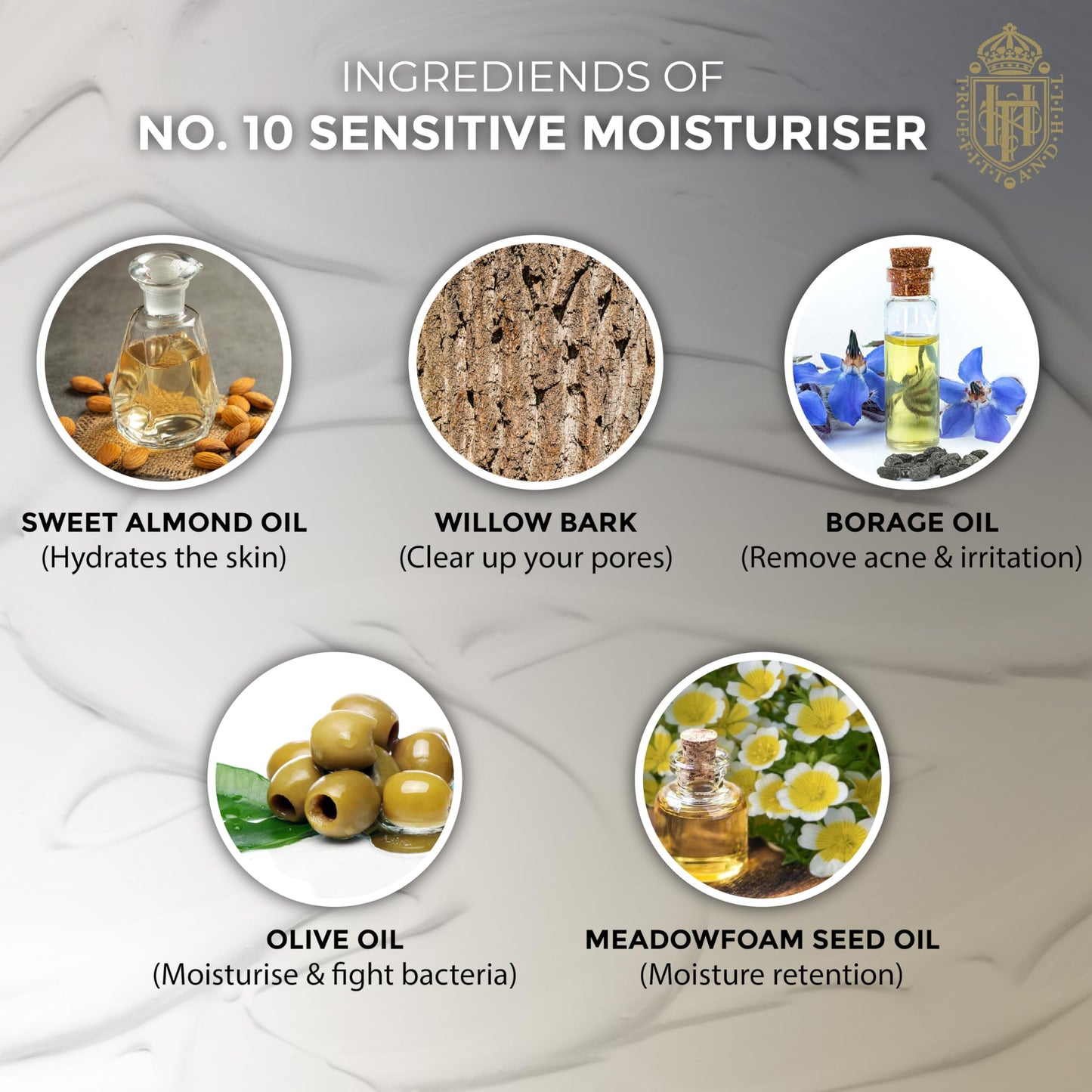 Truefitt & Hill Authentic No. 10 Sensitive Moisturiser 75ml