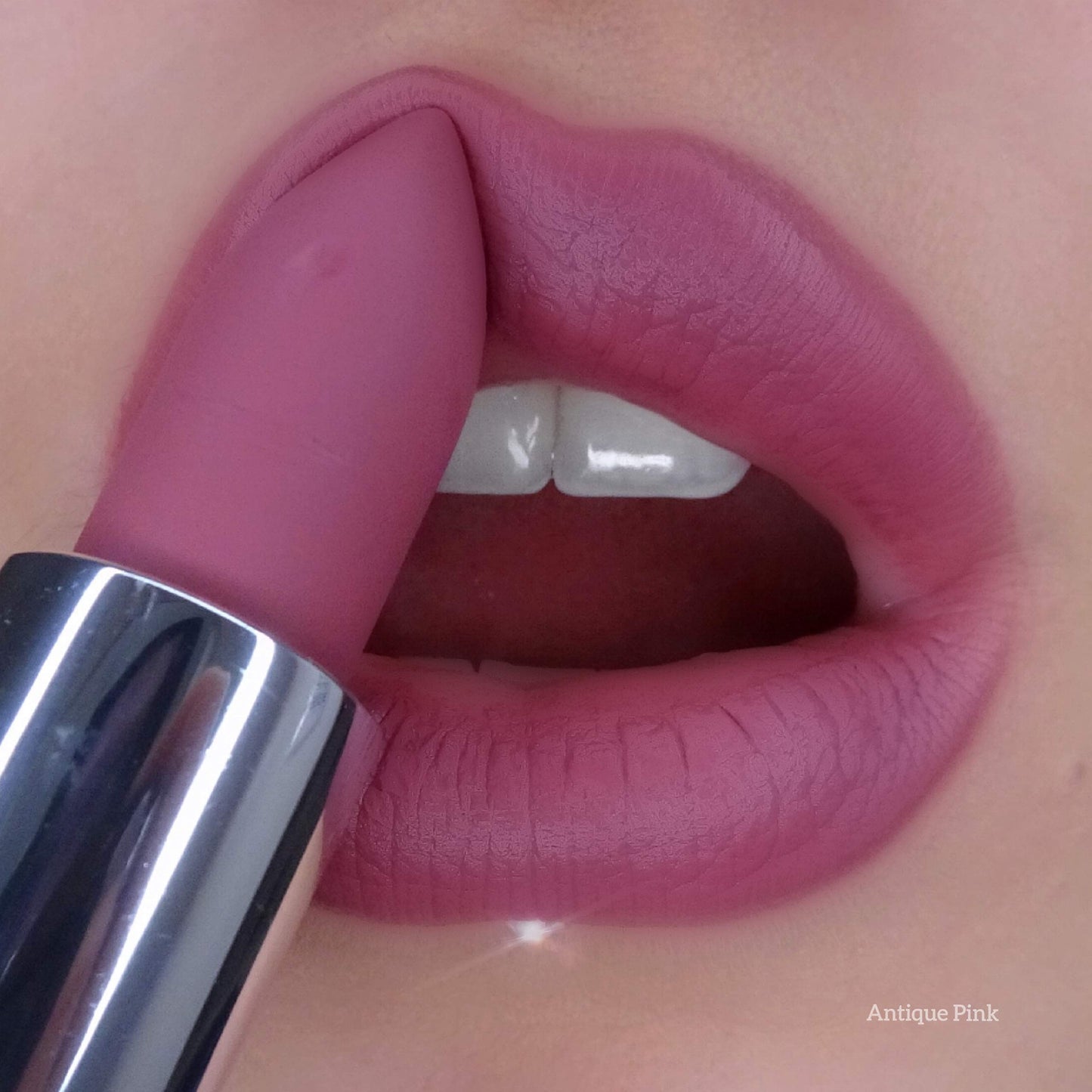 bellapierre Matte Lipstick – Long-Lasting Mineral Lip Color with Vitamins C & E, Nourishing Formula, Natural Matte Finish, Clean, Paraben-Free, Cruelty-Free – 0.12 oz – Antique Pink