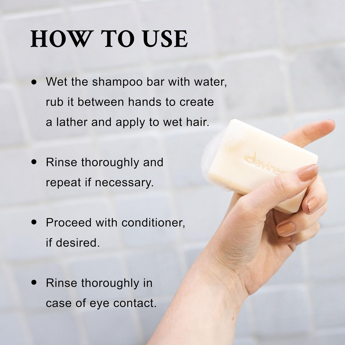 Davines VOLU Shampoo Bar, Practical Compact Solid Texture Turns into Rich Creamy Foam for Fine or Limp Hair - Making it Soft and Light with a Lasting Boost of Body & Volume, 3.53 oz
