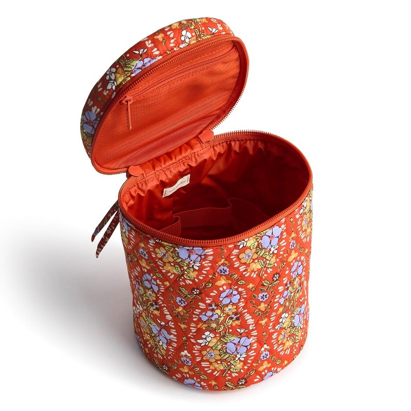 Vera Bradley Women's Cotton Cosmetic Organizer - Garden Paisley | One Size