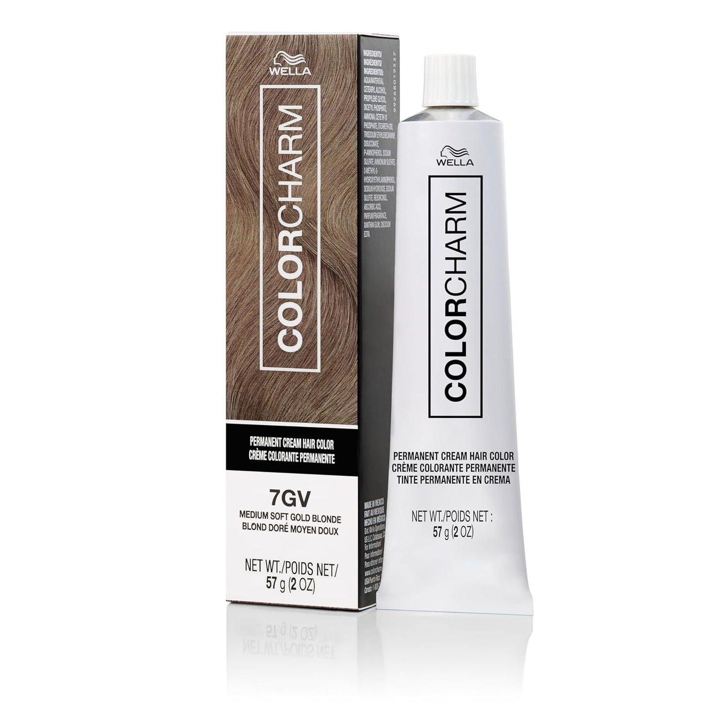 COLORCHARM Permanent Cream Hair Dye - High Lift Blonde Hair Color with Natural Warm Bronde & Golden Honey Tones | 100% Gray Coverage | 2 oz.