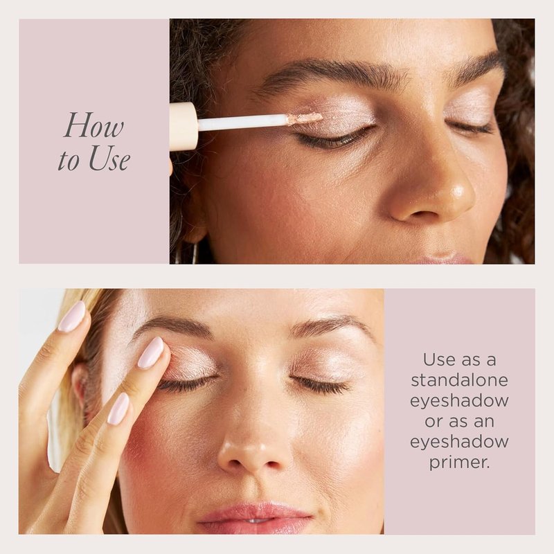 Creamy Eyeshadow & Primer with Peptides - PÜR MINERALS On Point Tint | Long-Lasting Color & Hydration