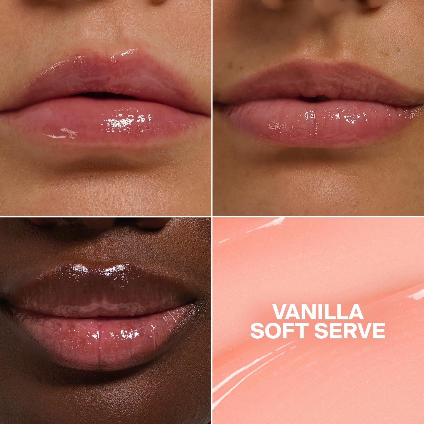 Supergoop! Glow Gloss SPF 40 Lip Balm, Vanilla Soft Serve (Sweet Cream Flavor, Sheer Soft Pink Tint) - Broad Spectrum Protection with a Non-Sticky, High-Shine Finish - 0.5 fl oz
