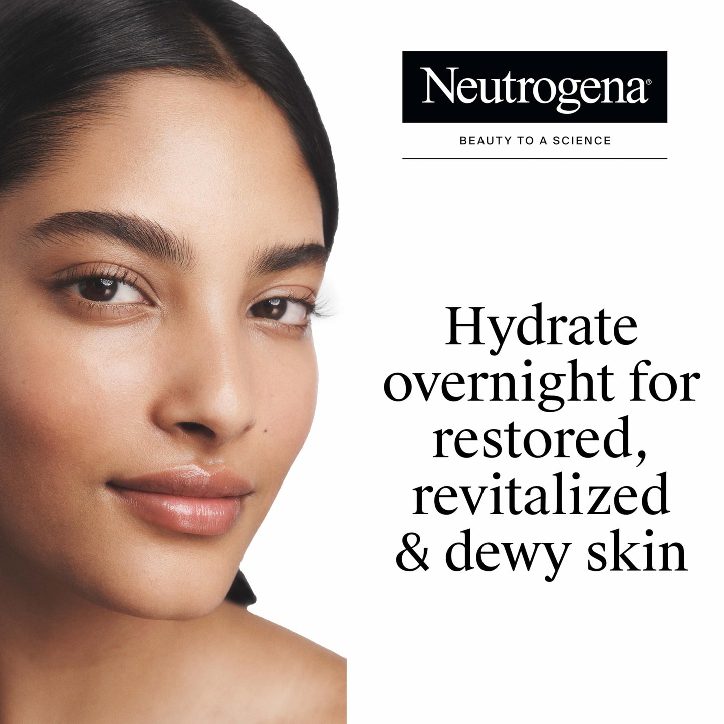Neutrogena Hydro Boost Night Pressed Serum - with Hyaluronic Acid & Antioxidants, Hydrating Face Moisturizer that Restores & Revitalizes Skin Overnight, for Normal to Extra Dry Skin, 1.7 oz