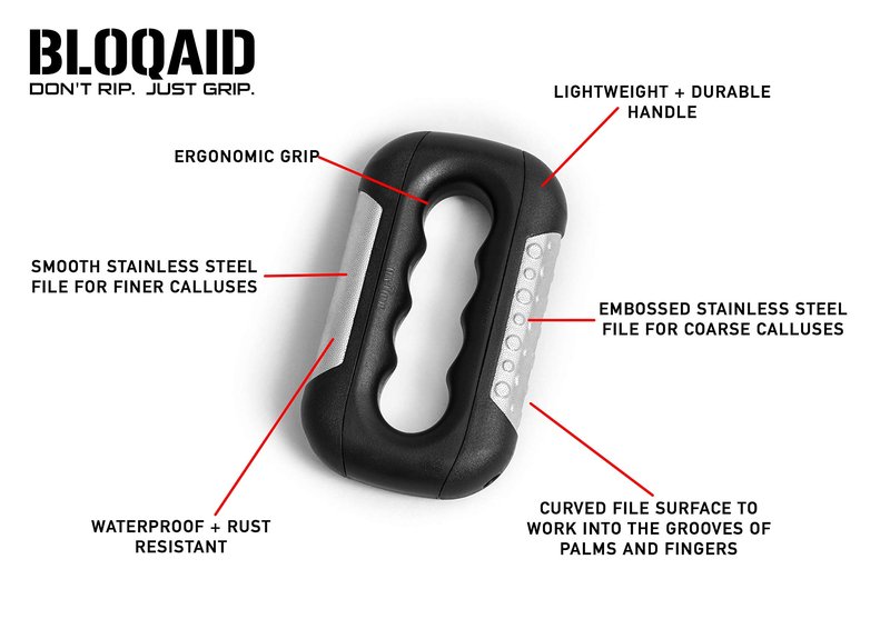 Callus Rx Callus Removal Tool | Eliminates Hard Palm Skin | No Pumice Stone or Gloves | Removes Calluses in Seconds | Best Hand Callus Remover for Workouts, WODs, Weightlifting